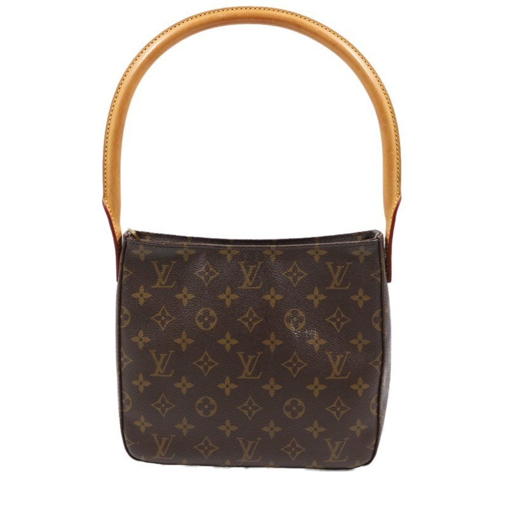 Louis Vuitton Looping MM Monogram Canvas Leather Tote Bag